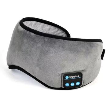 Maschera per il sonno con fascia Bluetooth / Maschera per gli occhi con riproduzione musicale intelligente - Grigio