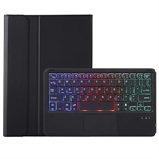 Custodia con tastiera Bluetooth per Samsung Galaxy Tab S10 Lite/S10 FE/S9 FE/S9 - Nera