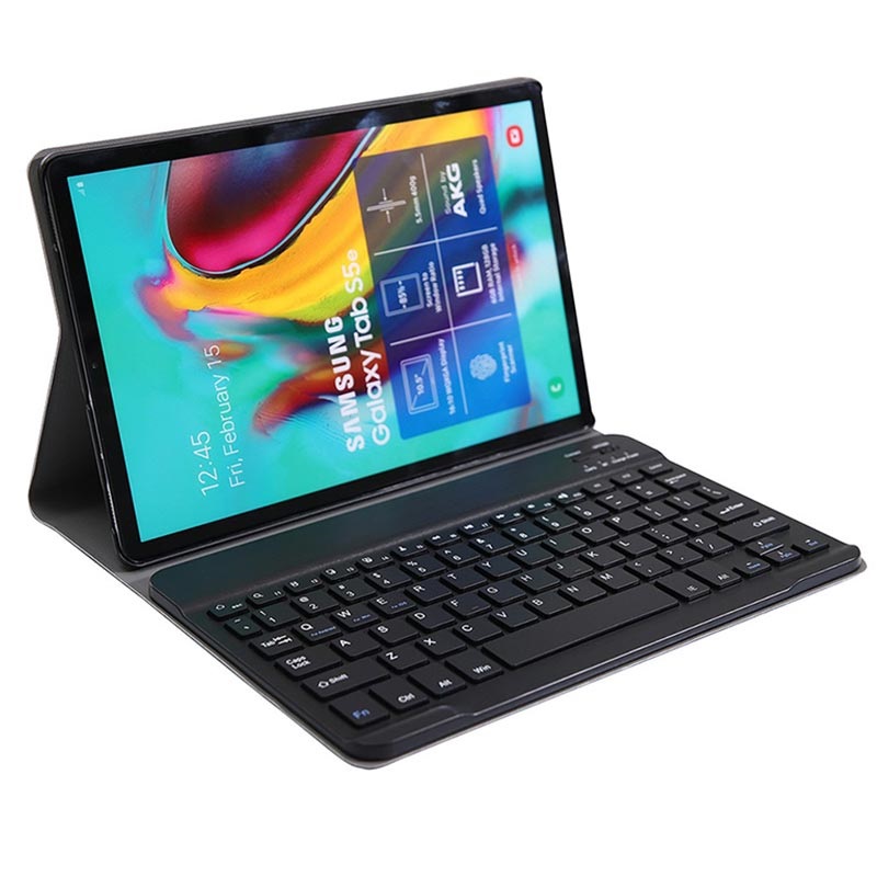Custodia con Tastiera Bluetooth per Samsung Galaxy Tab S6 Lite Nera