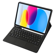Custodia con tastiera Bluetooth per iPad 2022/2025 - Blu Scuro