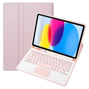 Custodia con tastiera Bluetooth per iPad 2022/2025 - Rosa