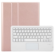 Custodia con tastiera Bluetooth per iPad 2022/2025 - Rosa Oro