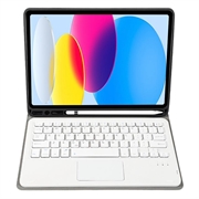 Custodia con tastiera Bluetooth per iPad 2022/2025 - Rosa Oro