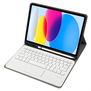 Custodia con tastiera Bluetooth per iPad 2022/2025 - Rosa Oro