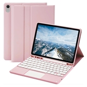 Custodia con tastiera Bluetooth per iPad Air 11 2026/2025/2024/iPad Air 2022/2020 - Rosa