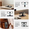 BoboVR CG2: base di ricarica 3 in 1 per occhiali smart Meta Ray-Ban - Nero
