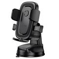 Supporto da auto a gravità Borofone BH132 per parabrezza/cruscotto - 4.5"-7" - Nero