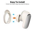 Puntali in silicone Bose QuietComfort Ultra/Ultra 2 Ahastyle WG197 - Bianco