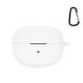 Custodia in silicone con moschettone per Bose Ultra Open - Bianco