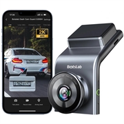 Botslab G300H Plus - Telecamera per cruscotto/posteriore - 4K, Wi-Fi, GPS, LCD da 2.4" - Grigio