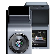 Botslab G300H Plus - Telecamera per cruscotto/posteriore - 4K, Wi-Fi, GPS, LCD da 2.4" - Grigio