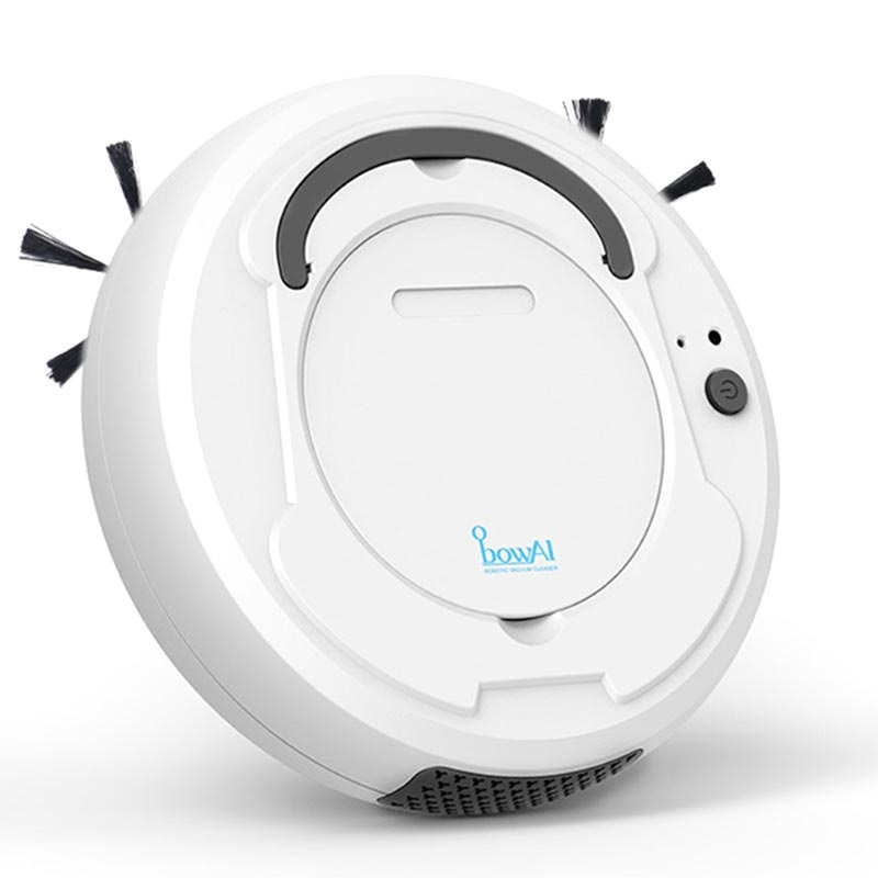 Robot Aspirapolvere Intelligente 3-in-1 BowAI - 1200PA, 28W - Bianco