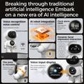 Bowai OBC8: robot giocattolo intelligente con funzione vocale e volto a LED - Bianco
