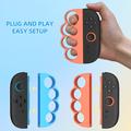 Protezioni per le nocche da boxe per 2 controller Joy-Con di Nintendo Switch - 2 pezzi - Arancione / Blu