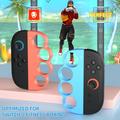 Protezioni per le nocche da boxe per 2 controller Joy-Con di Nintendo Switch - 2 pezzi - Arancione / Blu