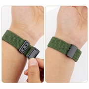 Cinturino in nylon intrecciato con chiusura magnetica per Apple Watch - 49mm/46mm/45mm/44mm - Verde