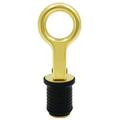 Tappo di scarico in ottone per barca/tappo per foro di scarico con guarnizione in gomma - 25mm (1")