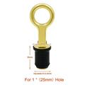 Tappo di scarico in ottone per barca/tappo per foro di scarico con guarnizione in gomma - 25mm (1")