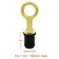 Tappo di scarico in ottone per barca/tappo per foro di scarico con guarnizione in gomma - 32mm (1 1/4")