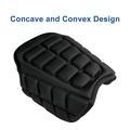 Cuscino per sedile moto ergonomico e traspirante - Nero