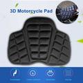Cuscino per sedile moto ergonomico e traspirante - Nero