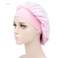 Cuffia da notte in raso di seta traspirante per capelli - Rosa