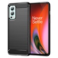 Cover in TPU Effetto Spazzolato per Honor 9X, 9X Pro - Fibra di Carbonio - Nera