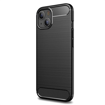 Cover in TPU Effetto Spazzolato per Honor 9X, 9X Pro - Fibra di Carbonio - Nera