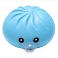 Giocattolo antistress squishy dumpling che fa bolle, con cestello per cottura a vapore - Blu