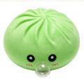 Giocattolo antistress squishy dumpling che fa bolle, con cestello per cottura a vapore - Verde