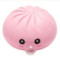 Giocattolo antistress squishy dumpling che fa bolle, con cestello per cottura a vapore - Rosa