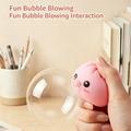 Giocattolo antistress squishy dumpling che fa bolle, con cestello per cottura a vapore - Rosa