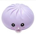 Giocattolo antistress squishy dumpling che fa bolle, con cestello per cottura a vapore - Viola