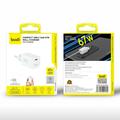 Caricabatterie rapido Budi AC310EW da 67W con tecnologia GaN e USB-C con Power Delivery - Bianco
