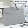 Borsa per laptop da lavoro con apertura totale - 15.6" - Grigio