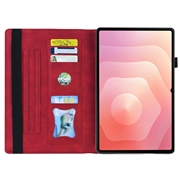 Custodia Folio stile business per Samsung Galaxy Tab S11 Ultra - Rossa
