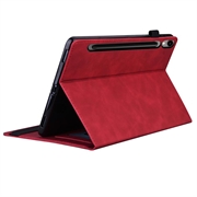 Custodia Folio stile business per Samsung Galaxy Tab S11 Ultra - Rossa