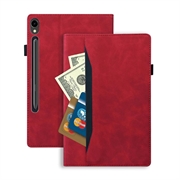 Custodia Folio stile business per Samsung Galaxy Tab S11 Ultra - Rossa