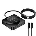 C-HD019 Switch bidirezionale USB-C - 8K/10 Gbps/100W - Nero