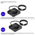 C-HD019 Switch bidirezionale USB-C - 8K/10 Gbps/100W - Nero