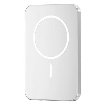 C10 Banca di alimentazione senza fili magnetica portatile da 15W 5000mAh - Argento