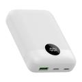 Power bank C1020 con ricarica rapida da 10000mAh - Bianco