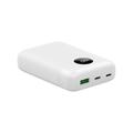 Power bank C1020 con ricarica rapida da 10000mAh - Bianco