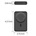 C1030 Powerbank magnetico da 10000mAh con ricarica rapida USB-C da 20W - Nero