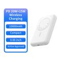 C1030 Power bank magnetico da 10000mAh con ricarica rapida USB-C da 20W - Bianco