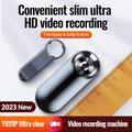 Mini videocamera C20 1080p con clip posteriore, registratore vocale, scheda da 128GB - Nero