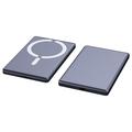 Power bank magnetico wireless C22 da 5000mAh con ricarica rapida USB-C da 20W - Grigio