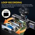 C315: dash cam WiFi a 4 canali con copertura a 360° - Nero