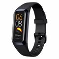 C60 1.1 pollici impermeabile Smart Watch Frequenza cardiaca Monitor di ossigeno nel sangue Rilevamento della temperatura corporea Fitness Tracker Sport Smart Wristband - Nero