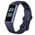 C68 Bracciale intelligente da 1.1" Slim Fitness Watch con monitoraggio della frequenza cardiaca - Blu